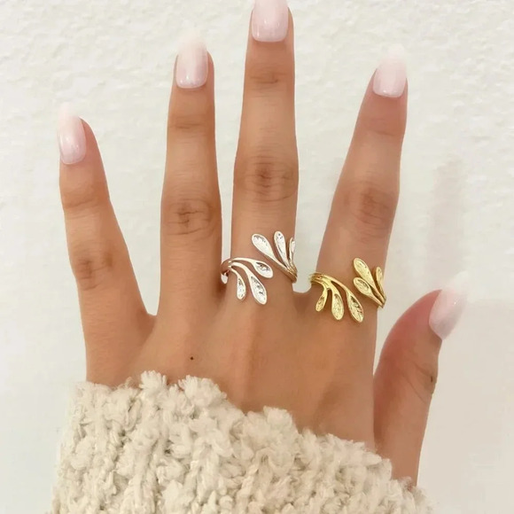 925 Sterling Silver Boho Wrap Ring Dainty Minimalist Stackable Ring Band - Picture 2 of 5